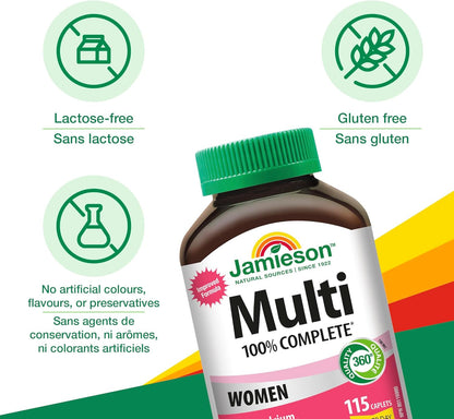 Vitamin: 100 Complete Multi-Vitamin For Women Jamieson