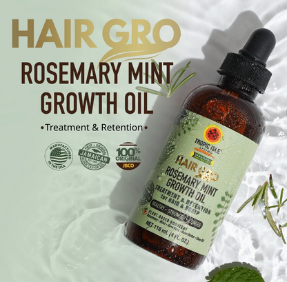 Hair Gro Rosemary Mint Growth OilStimulates hair growth: Penetrates the scalp to revitalize hair follicles, promoting thicker, longer, and healthier hair.


Nourishes and repairs: Infused with rosemBuffed Nutrition