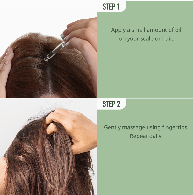 Hair Gro Rosemary Mint Growth OilStimulates hair growth: Penetrates the scalp to revitalize hair follicles, promoting thicker, longer, and healthier hair.


Nourishes and repairs: Infused with rosemBuffed Nutrition