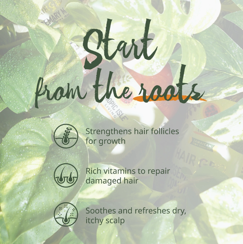 Hair Gro Rosemary Mint Growth OilStimulates hair growth: Penetrates the scalp to revitalize hair follicles, promoting thicker, longer, and healthier hair.


Nourishes and repairs: Infused with rosemBuffed Nutrition